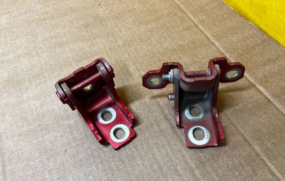 Front door hinge set