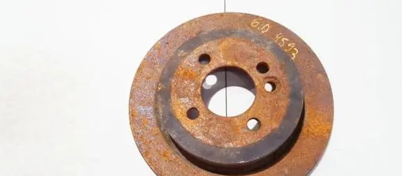 Mini One - Cooper R50 - 53 Rear brake disc neventiluojamas
