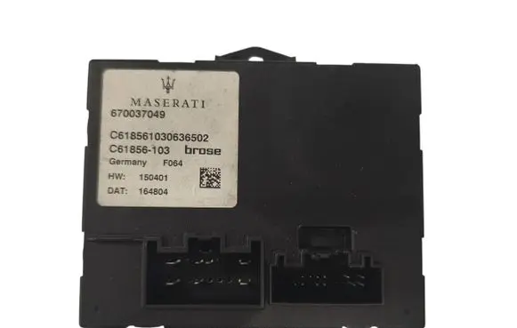 Maserati Ghibli Tailgate/trunk control unit/module 670037049
