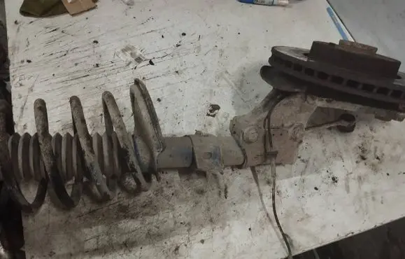 Volvo S80 Front shock absorber with coil spring