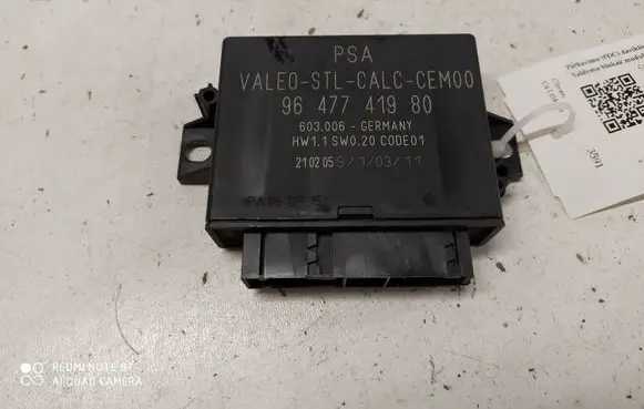 Citroen C4 I Parking PDC control unit/module 9647741980