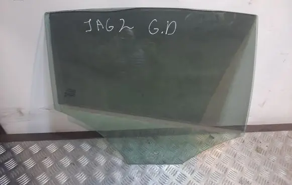 Jaguar XF Rear door window glass
