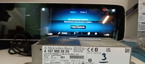 Mercedes-Benz GLE W167 Radio/CD/DVD/GPS head unit A1679002829
