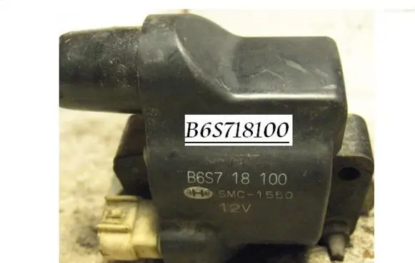 Mazda 323 High voltage ignition coil B6S718100