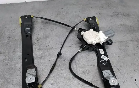 Front door window regulator with motor