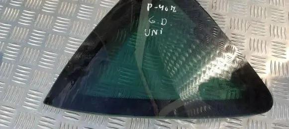 Rear vent window glass