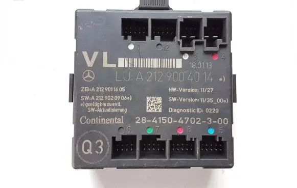Mercedes-Benz C W204 Door control unit/module A2129004014