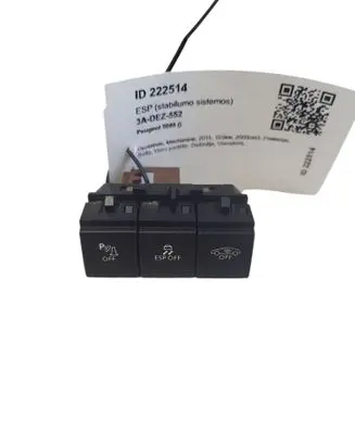 Peugeot 5008 ESP (stability program) switch 96671878XT00