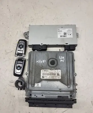 BMW 7 F01 F02 F03 F04 Engine ECU kit and lock set 8509757 9226957 030040946