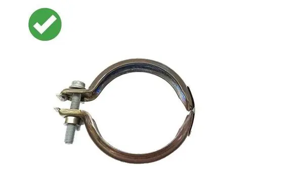 Audi A1 Muffler pipe connector clamp 