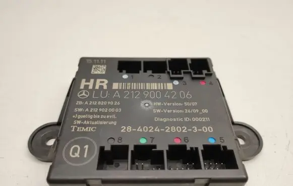 Mercedes-Benz E W212 Door control unit/module A2129004206