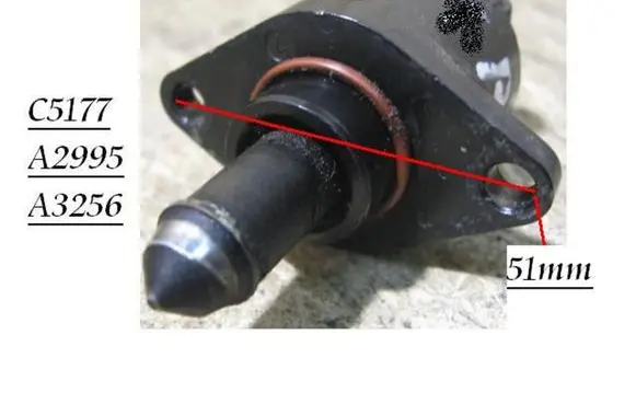 Renault Megane I Idle control valve (regulator) C5177 A2995
