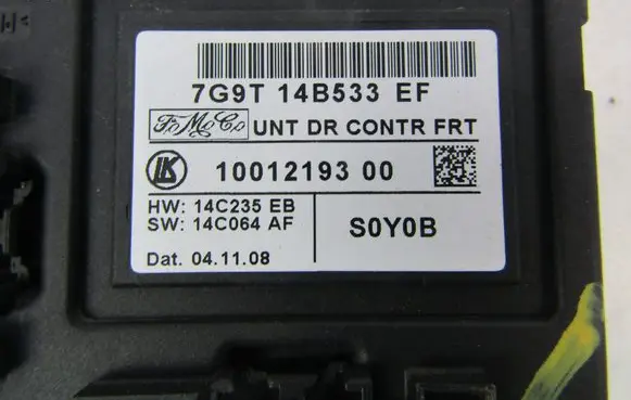 Volvo XC60 Door control unit/module 7G9T14B533EF
