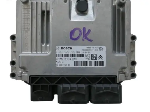 Citroen C4 SpaceTourer Engine control unit/module 9666824080