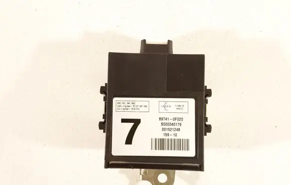 Toyota Verso Door central lock control unit/module 897410F020 S000040179 001521248