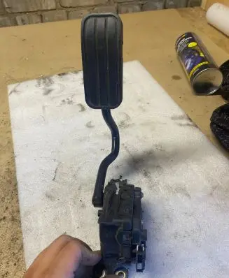 Seat Alhambra (Mk1) Accelerator throttle pedal 7M1723507A 98VW9F836BB 6PV00777002