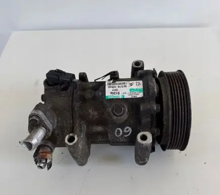Peugeot 207 Air conditioning (A/C) compressor (pump) 9651910980
