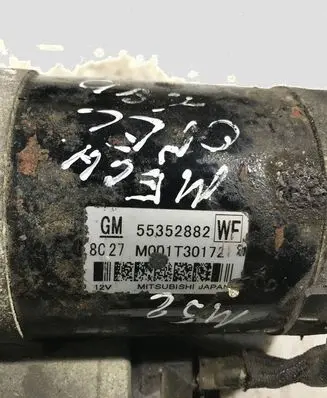 Opel Vectra C Starter motor 55352882 M001T30172