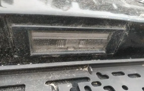 Alfa Romeo 147 Number plate light