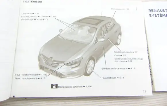 Renault Megane IV Owners service history hand book MEGANB