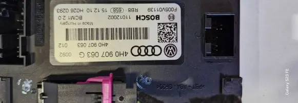 Audi A8 S8 D4 4H Comfort/convenience module 4H0907063G 4H0907063
