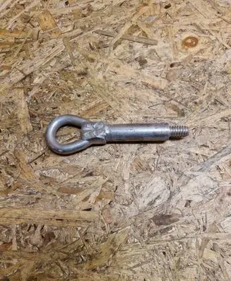 Towing hook eye