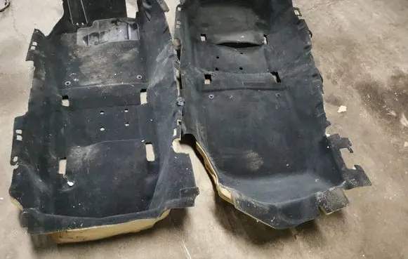 Porsche 911 991 Front floor carpet liner 99155101109 99155101116