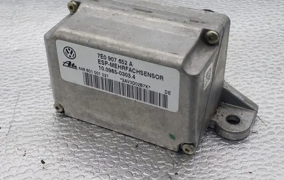 Volkswagen Touareg I ESP acceleration yaw rate sensor 7E0907652A 448801001021 10098503034