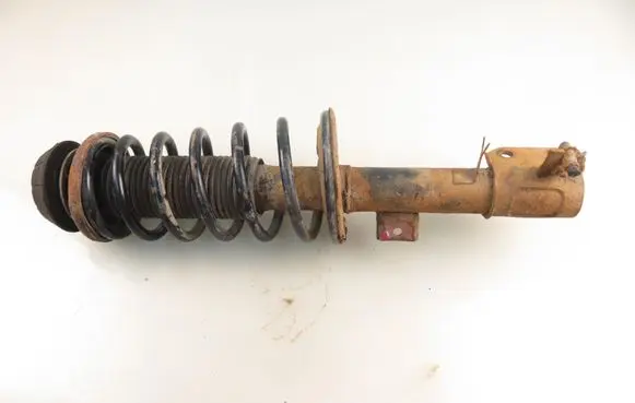 Front shock absorber with coil spring