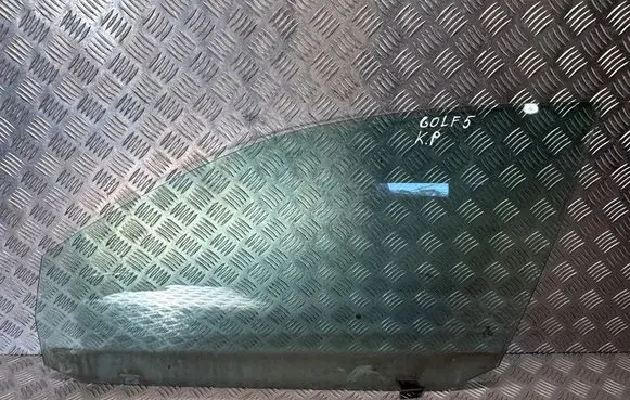 Volkswagen Golf V Front door window glass four-door 43R004583
