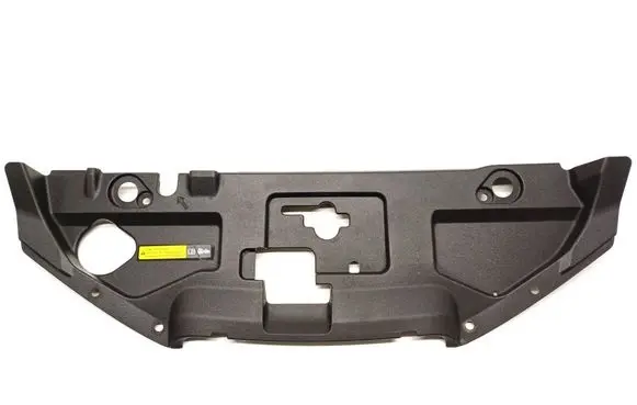 Engine bonnet/hood lock trim molding
