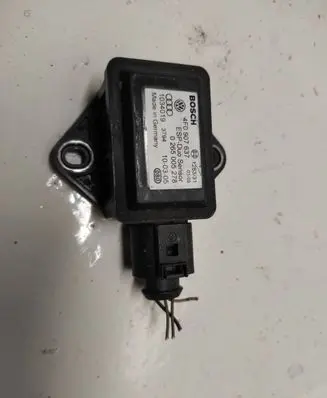 Audi A4 S4 B7 8E 8H ESP acceleration yaw rate sensor 4F0907637 0265005278 1034019