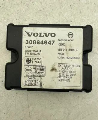 Volvo S40, V40 Immobilizer control unit/module F005V00060 30864647 30862223