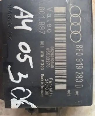 Audi A4 S4 B7 8E 8H Parking PDC control unit/module 8E0919283D 05533273 601897