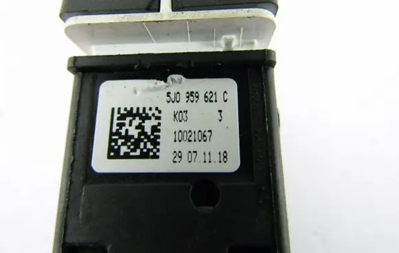 Skoda Fabia Mk2 (5J) Windscreen/window heater switch 5J0959621C