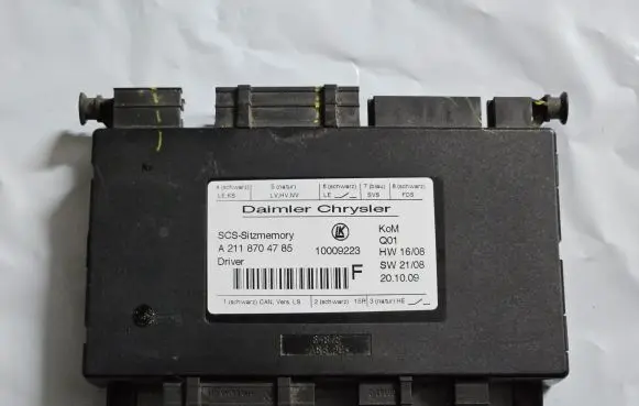 Mercedes-Benz GL X164 Seat control module A2118704785 2118704785