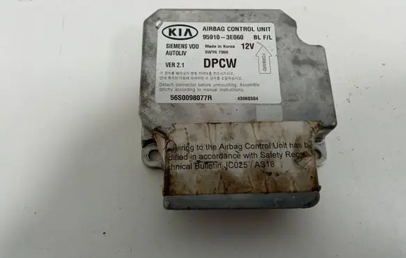 KIA Sorento Airbag control unit/module 959103E060 5WY67056 56S0098077R