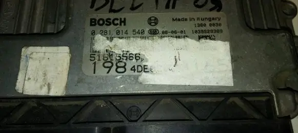 Fiat Bravo Engine control unit/module ECU 51815566 1039S29389 0281014540
