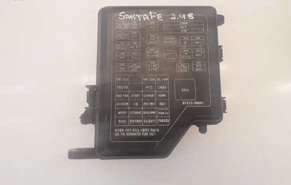 Hyundai Santa Fe Fuse box set 9128826202 9121326001