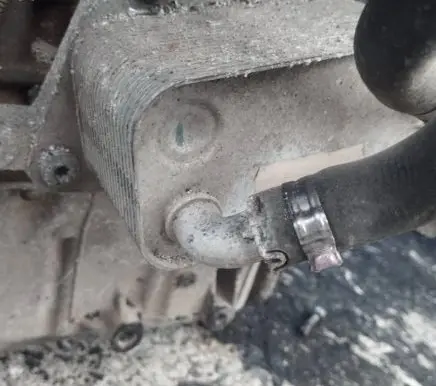 Engine oil radiator