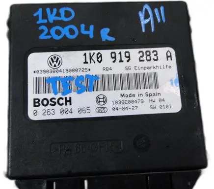 Volkswagen Golf VI Trunk lid opening control unit 1K0919283A