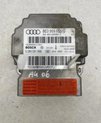 Audi A4 S4 B7 8E 8H Airbag control unit/module 8E0959655G 0285001668