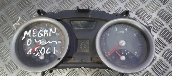Renault Megane II Speedometer (instrument cluster) 8200292054 rbha00j31p