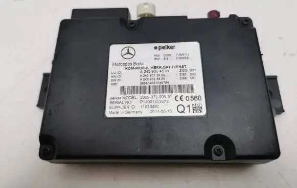 Mercedes-Benz CLS C218 X218 Phone control unit/module A2429004801