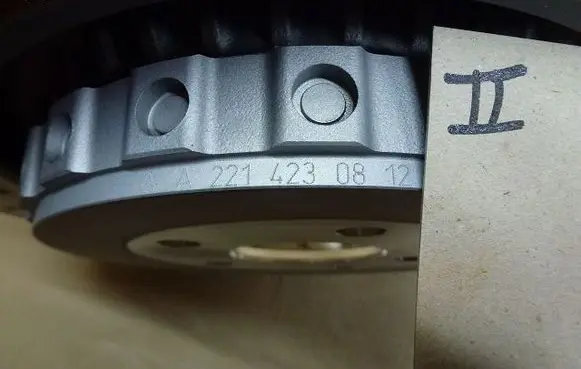 Mercedes-Benz Sprinter W906 Front brake disc A2214230812-II