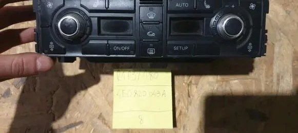 Audi A8 S8 D3 4E Climate control unit 4E0820043A