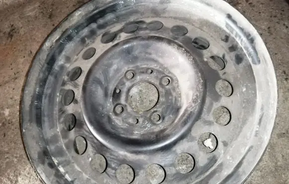 Fiat 500 R15 steel rim 