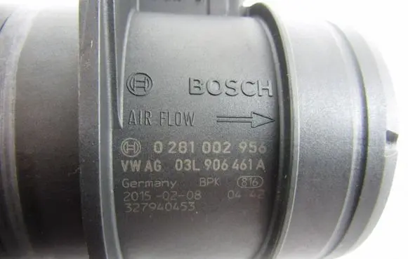 Volkswagen PASSAT CC Mass air flow meter 0281002956