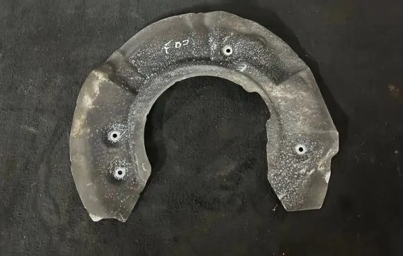 BMW 5 GT F07 Front brake disc dust cover plate 