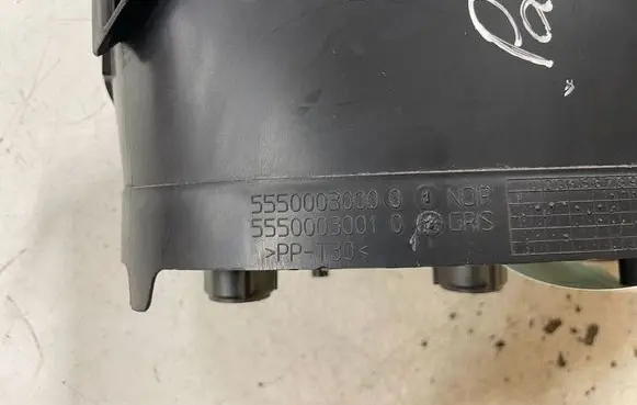 Peugeot Partner Speedometer (instrument cluster) 9662745180 000708613 555000301203